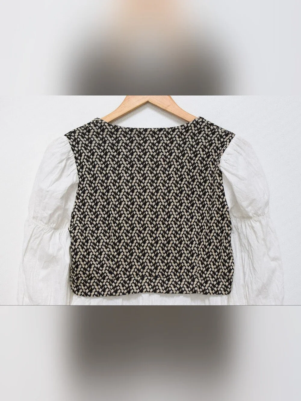 Anthropologie layered jacquard
